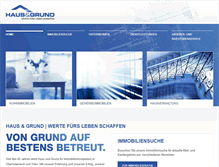 Tablet Screenshot of hausundgrund.at